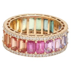 Marquise Cut Colorful Diamond 14K (18K Custom) Diamond Ring