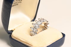 Marquise Cut Diamond Prong-Set Eternity Band (Approx. 4.5-Carats), Platinum