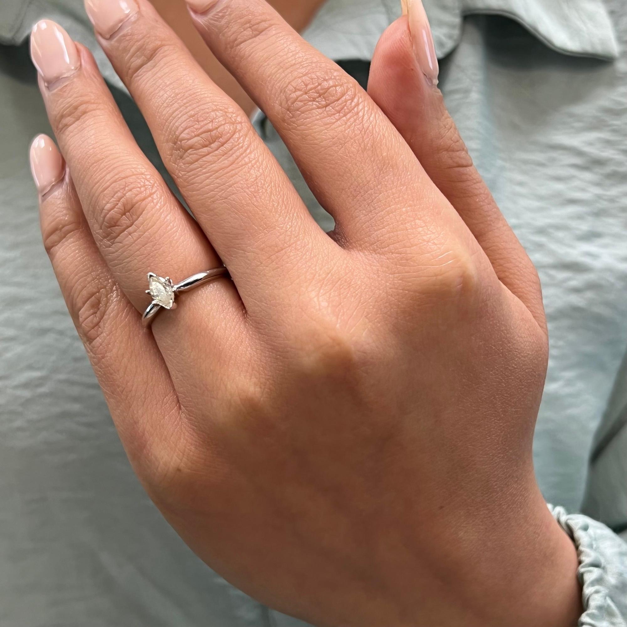 simple marquise diamond ring