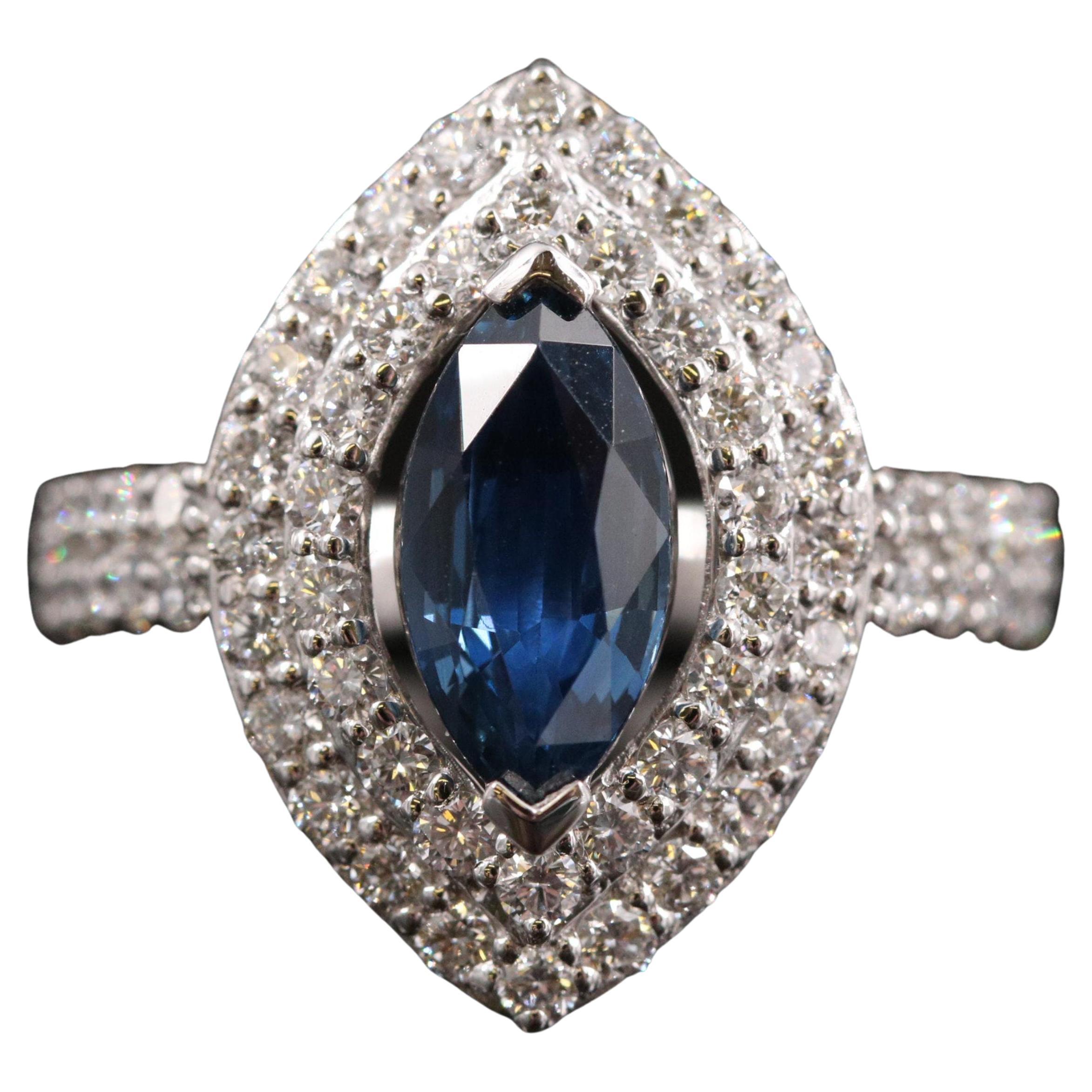 Impressive Marquise Diamond Ring at 1stDibs