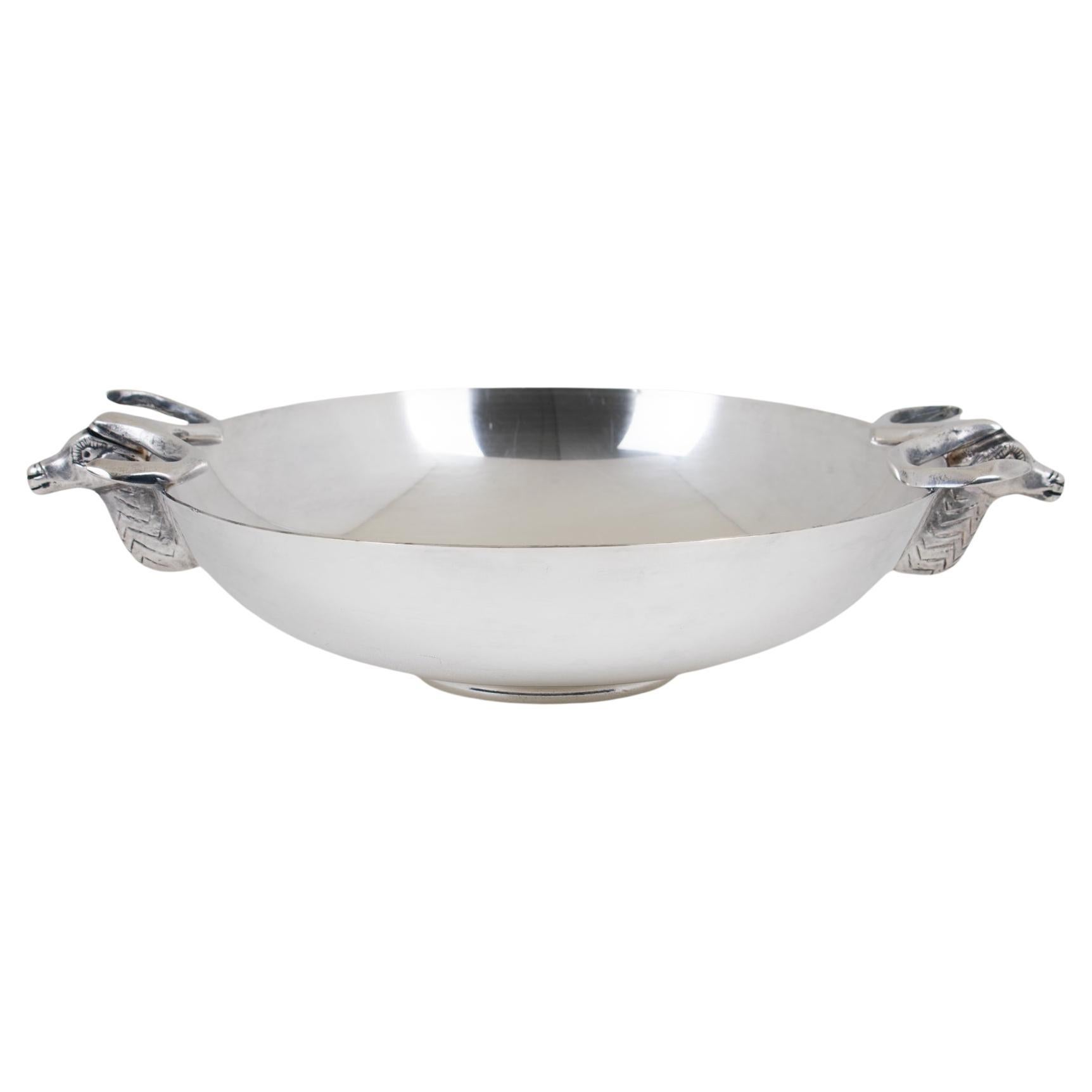 Marquise de Sevigne Paris Silver Plate Candy Bowl Serving Dish For Sale