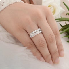 Marquise Diamond 14 Karat Gold Ring
