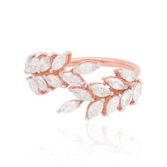 Marquise Diamond 14 Karat Gold Ring