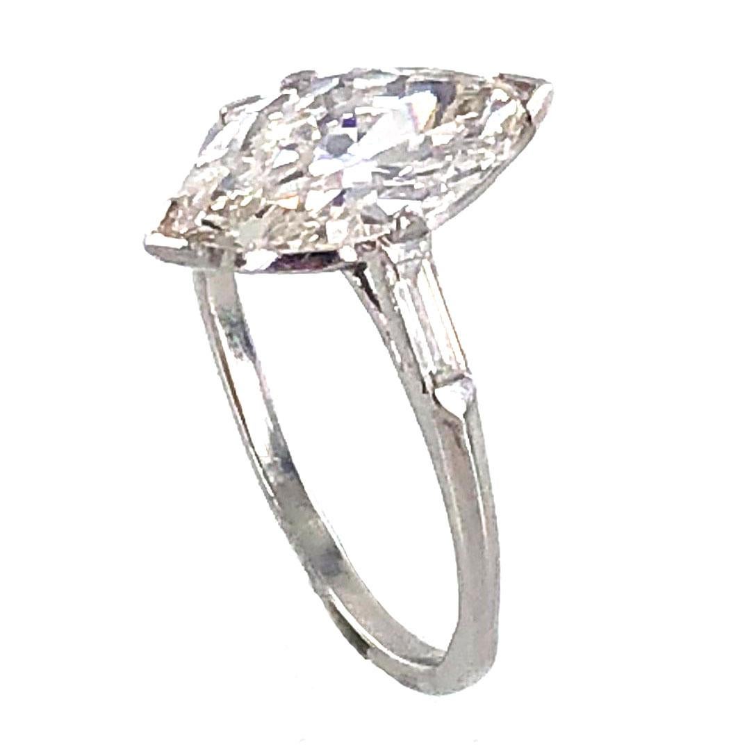 white gold marquise diamond ring