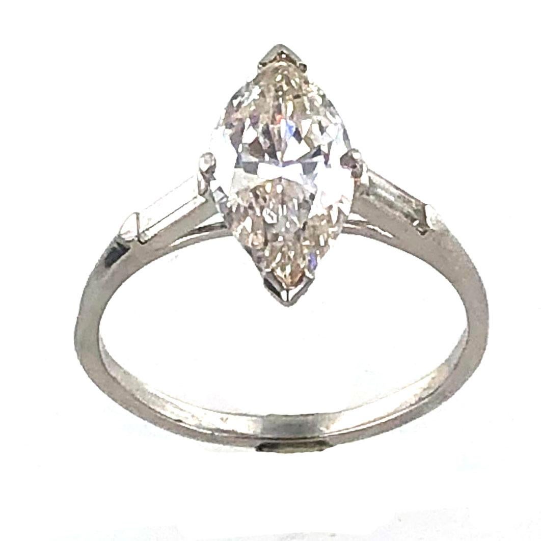 marquise diamond ring white gold