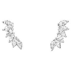 Marquise diamond earrings