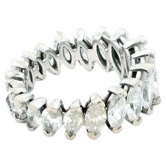 Marquise Diamond on a Platinum Setting Ring