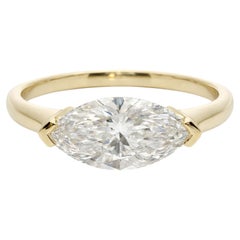 Marquise Diamond Solitaire Ring