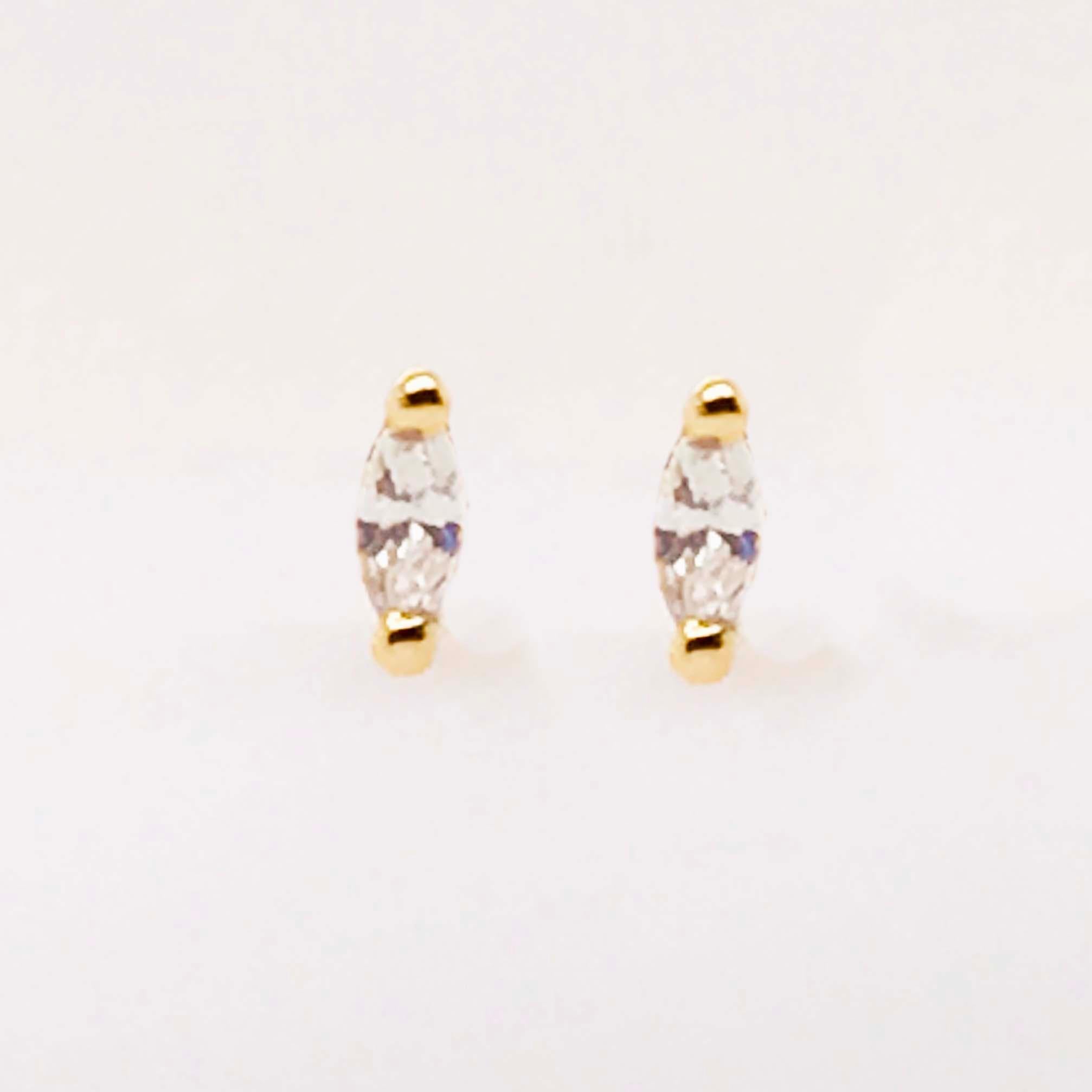 marquise diamond earrings studs