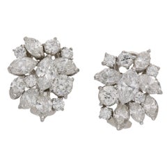 Marquise Diamond Spray Earrings