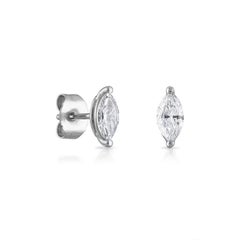 Marquise Diamond Stud Earrings
