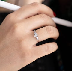 Marquise Diamond Vintage Engagement Ring