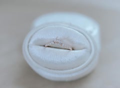 Marquise diamond wedding band