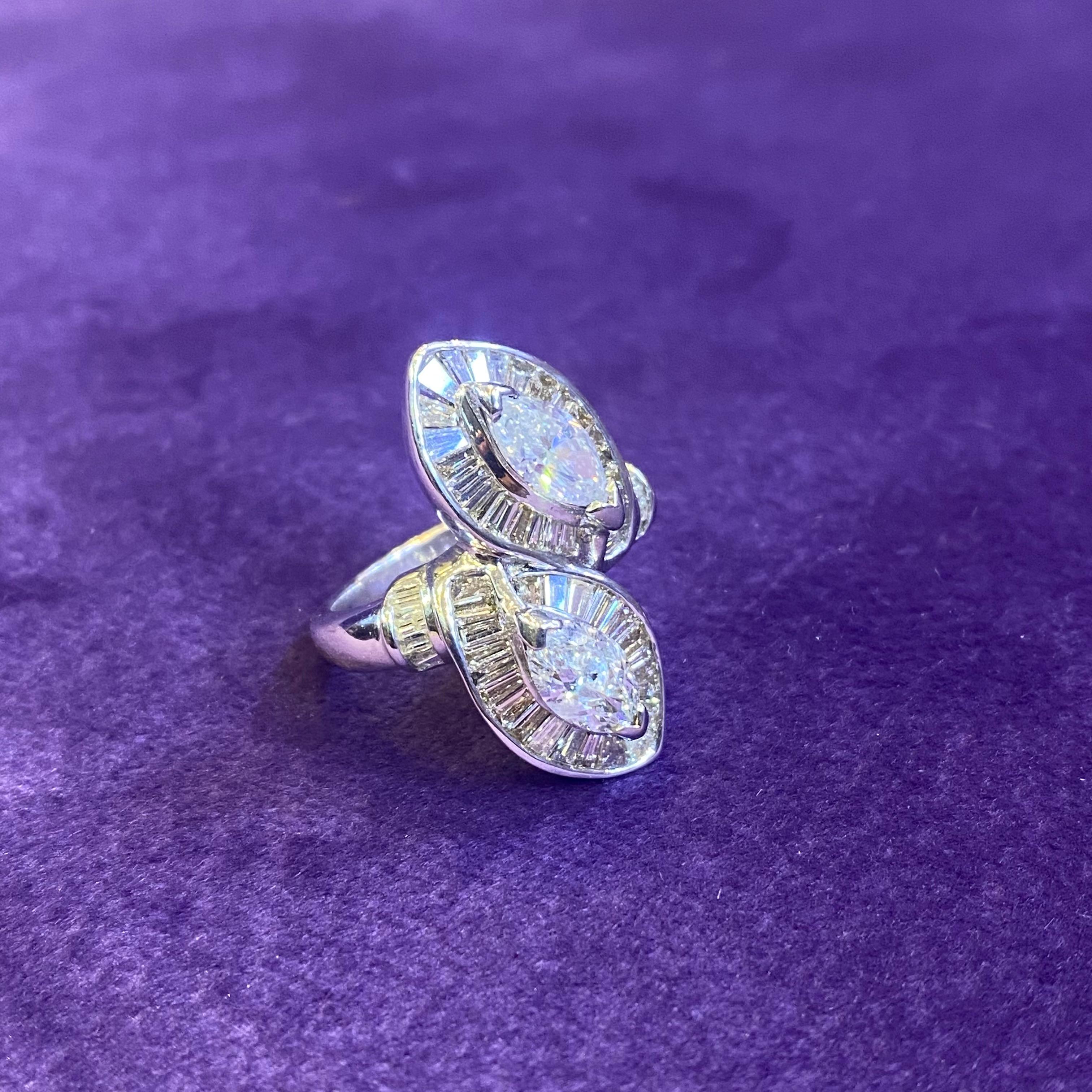 Marquise Diamant Ring für dich und mich 4