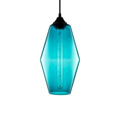 Marquise Fig Handblown Modern Glass Pendant Light, Made in the USA