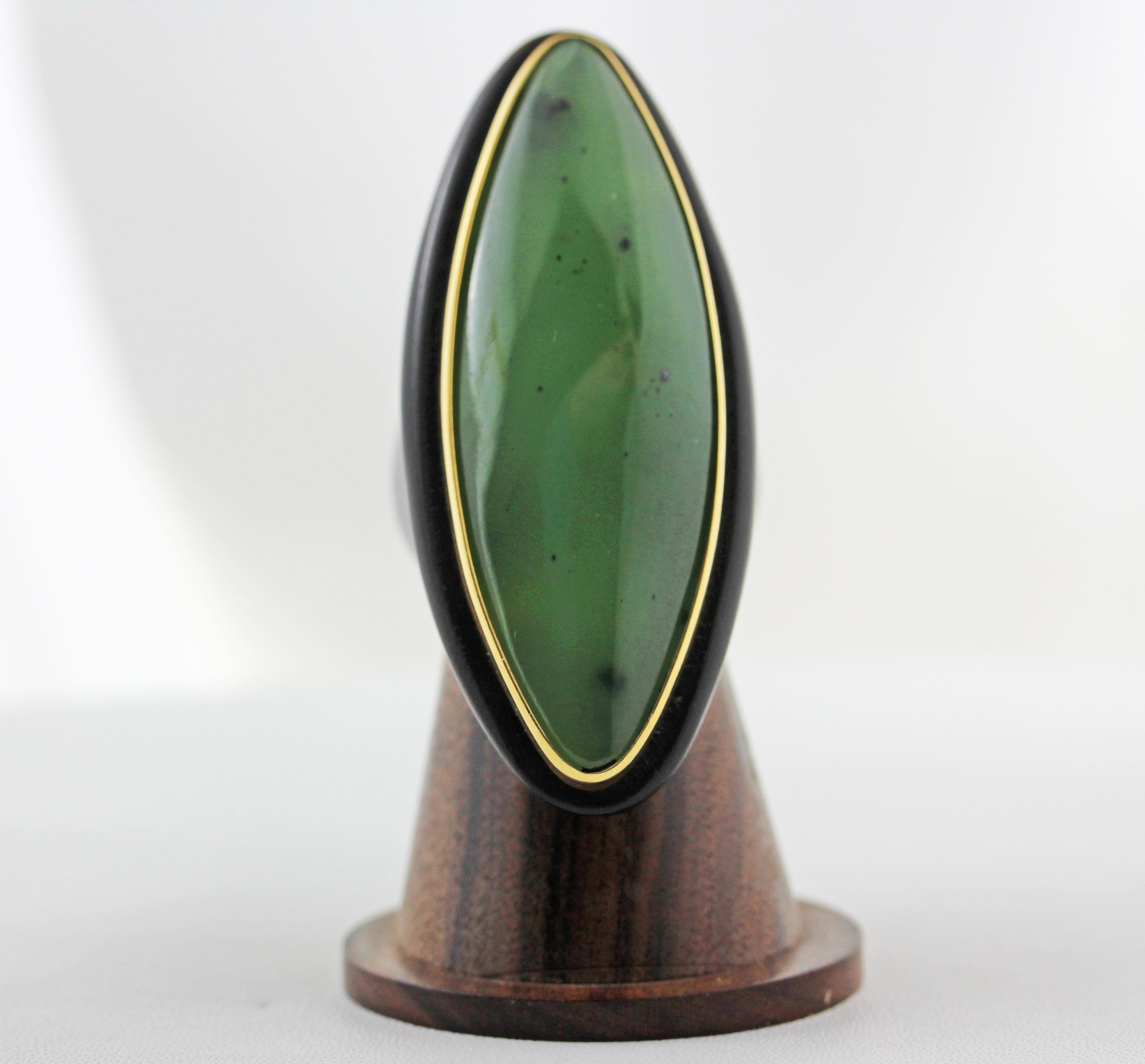 marquise jade ring