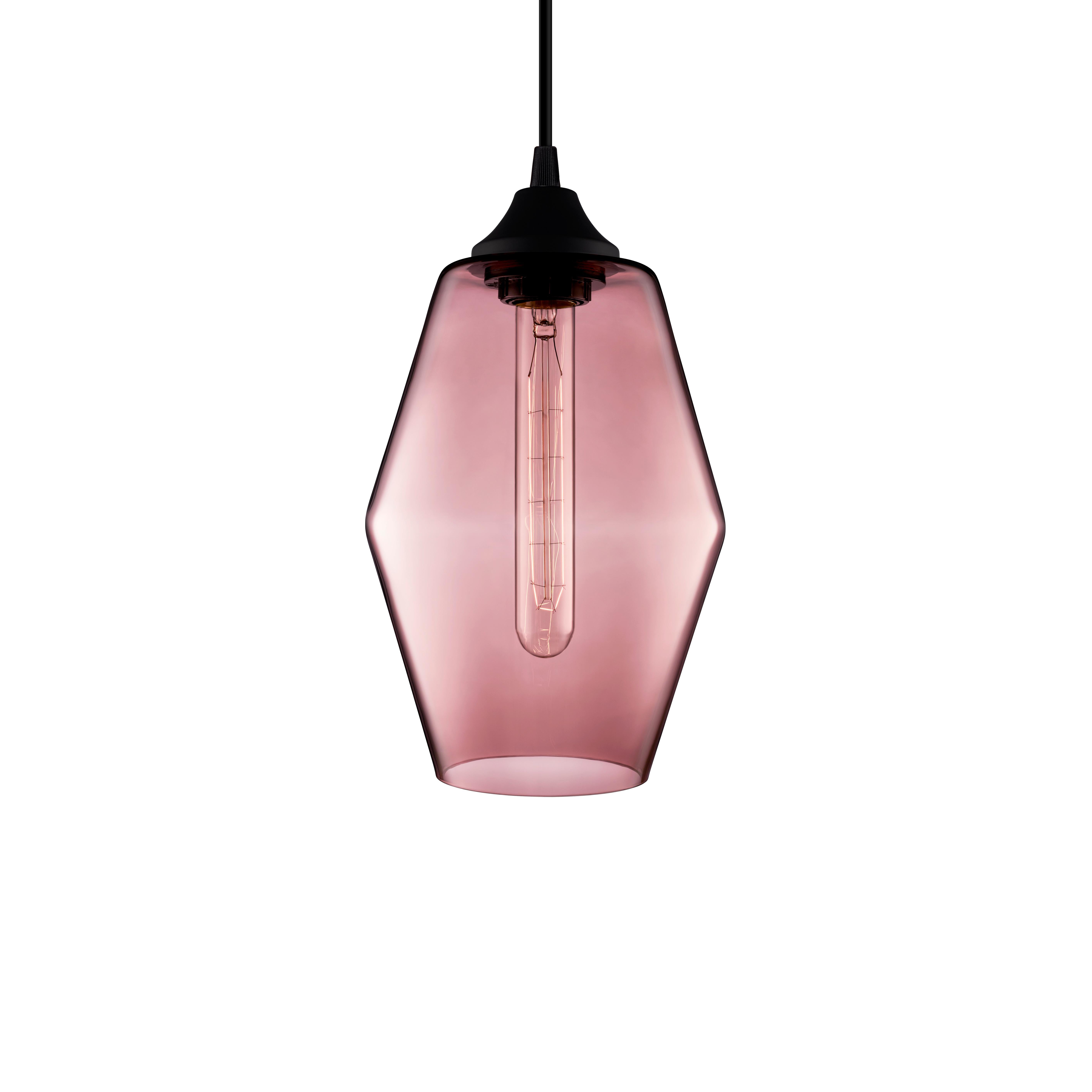 Marquise Petite Crystal Handblown Modern Glass Pendant Light, Made in the USA For Sale 1