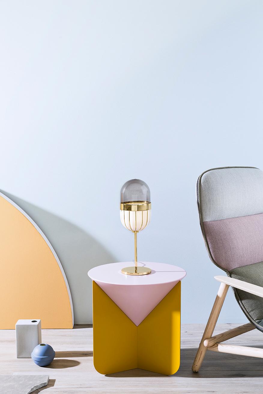 Marquise Pill Table Lamp by MM Lampadari
Dimensions: Ø 16 x H 47 cm. 
Materials: Glass and metal.

All our lamps can be wired according to each country. If sold to the USA it will be wired for the USA for instance. Please contact us.

An ancient