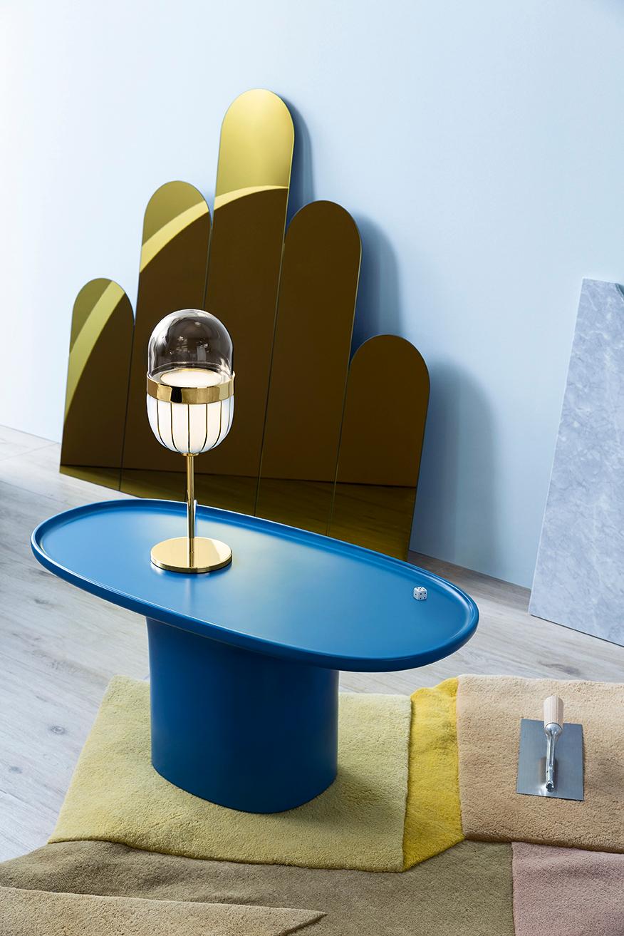 Italian Marquise Pill Table Lamp by MM Lampadari For Sale