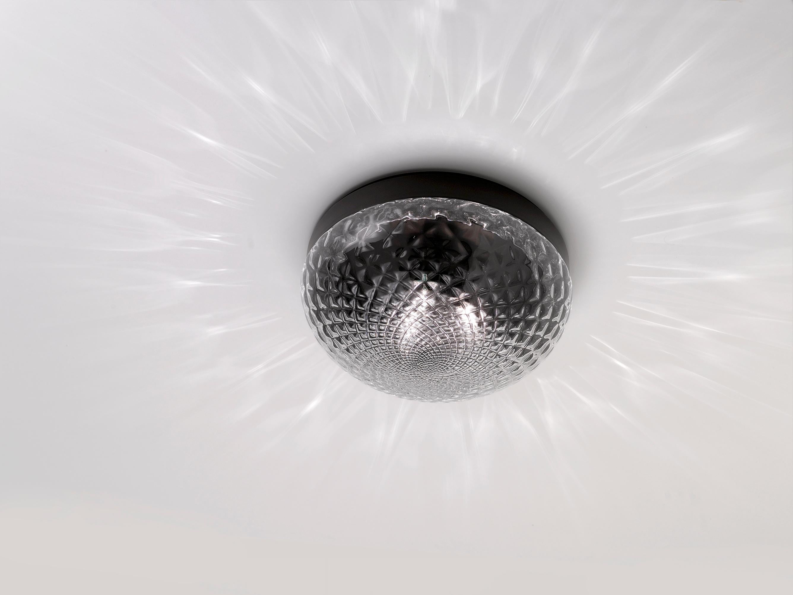 Other Marquise Rays Flush Mount by MM Lampadari For Sale