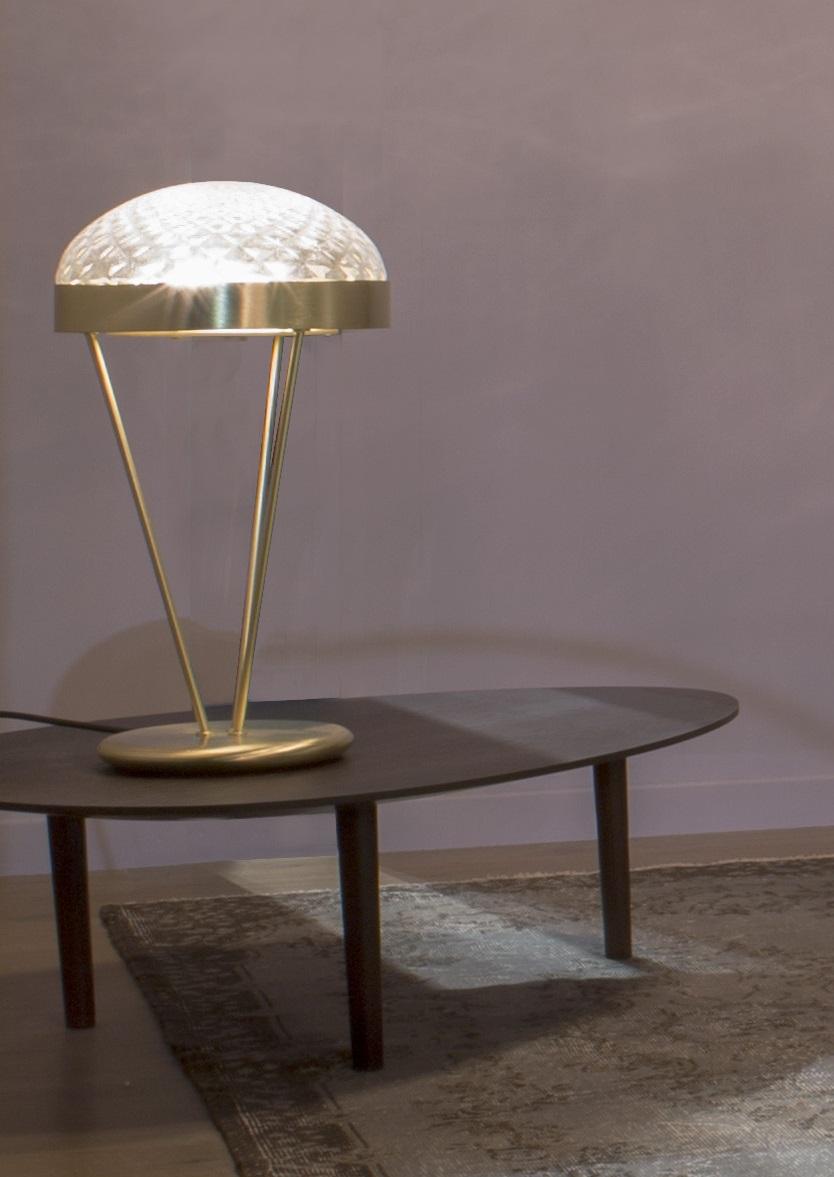 Marquise Rays Table Lamp by MM Lampadari
Dimensions: Ø 32 x H 60 cm. 
Materials: Crystal and metal.

All our lamps can be wired according to each country. If sold to the USA it will be wired for the USA for instance. Please contact us.

An ancient