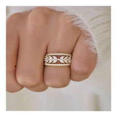 Marquise
Round Cut Moissanite Ring 925 Sterling Silver Flower Eternity Ring.