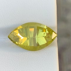 Marquise Shape Canary Yellow Lemon Quartz Loose Gemstone for Jewellery 19mm