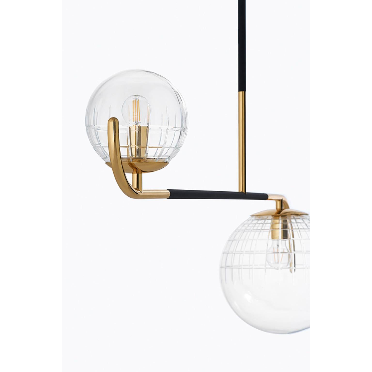 Italiano Lampada a sospensione Marquise Tumbler 2 di MM Lampadari in vendita