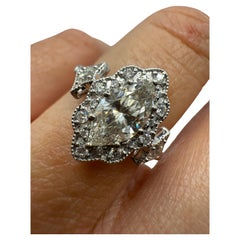 Marquise Victorian Diamond ring 14KT gold
