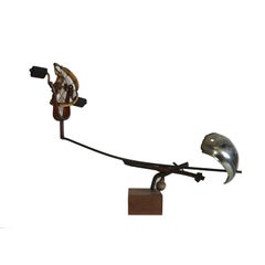 Found objects sculpture by counterculture artist Marr Grounds