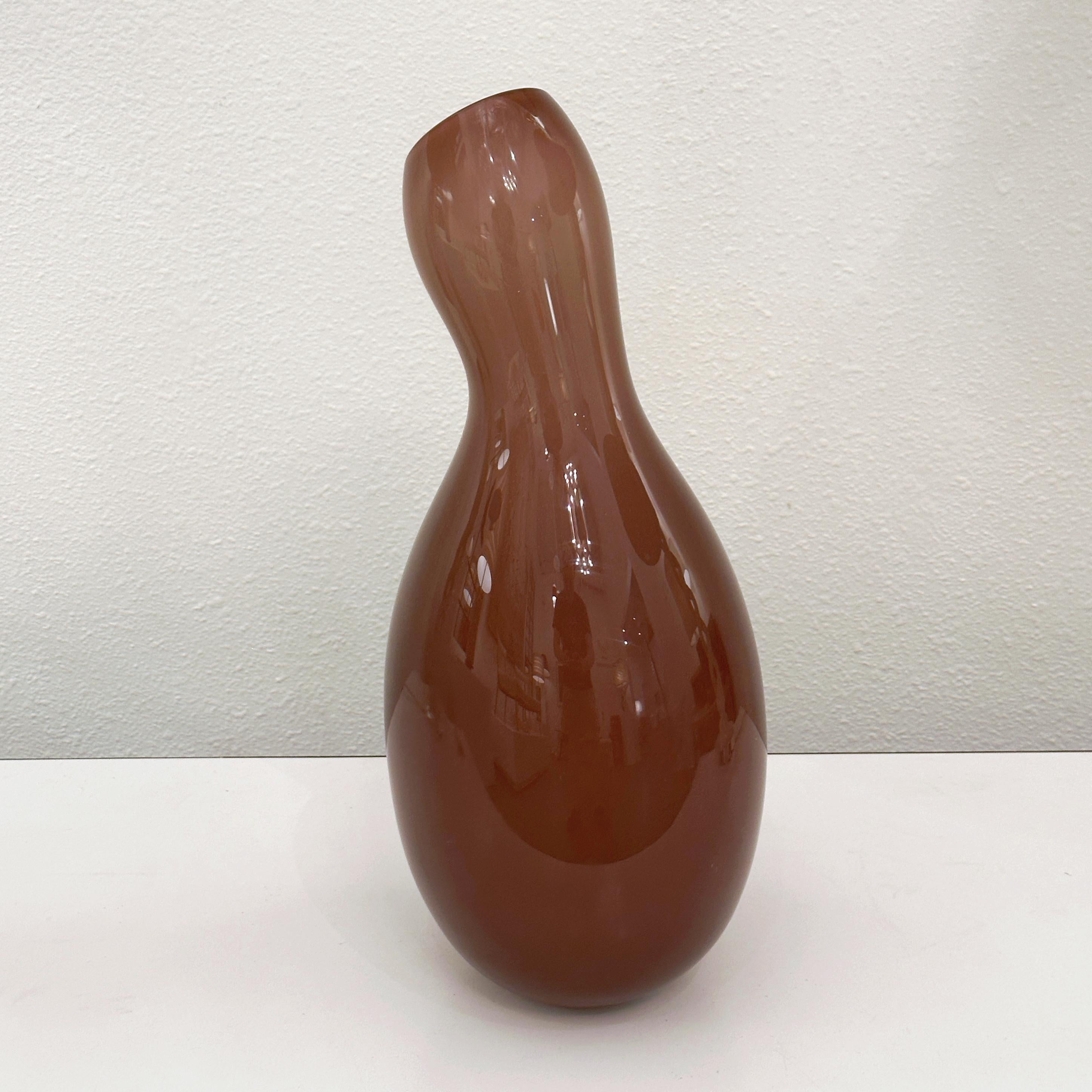 Art Glass Marre Moerel Anatomy Series Corpus Cavernosum Murano Glass Vase Covo, Italy For Sale