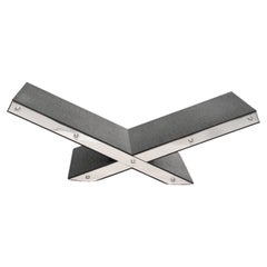 Marri Book Holder in Silver-Plated Brass by Marau