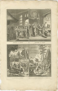 Marriage, Baptism, and Other Customs of the Sami People in Lapland, 1726