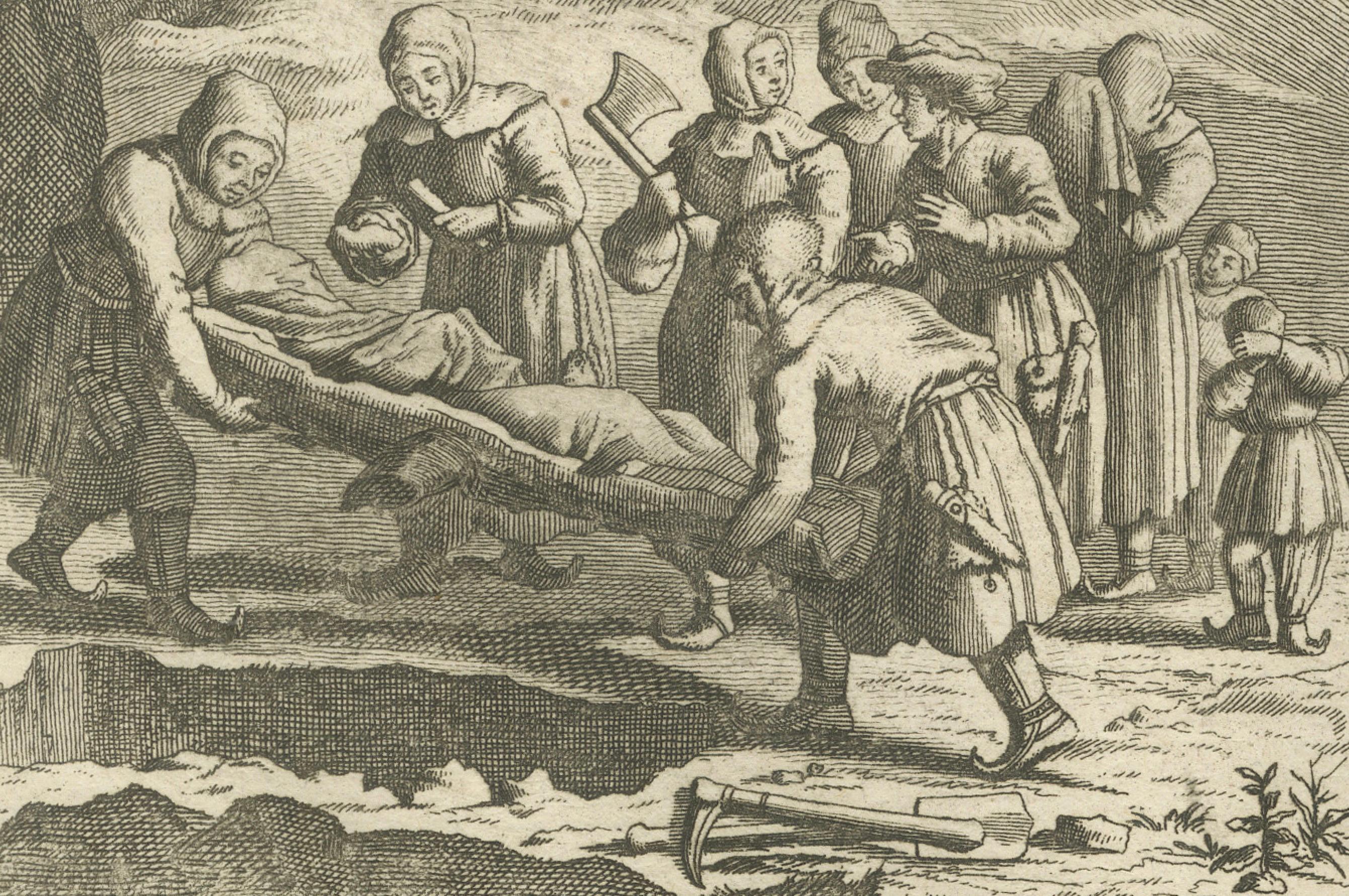 Engraved Marriage, Baptism, and Other Customs of the Sami People in Lapland, 1726 For Sale