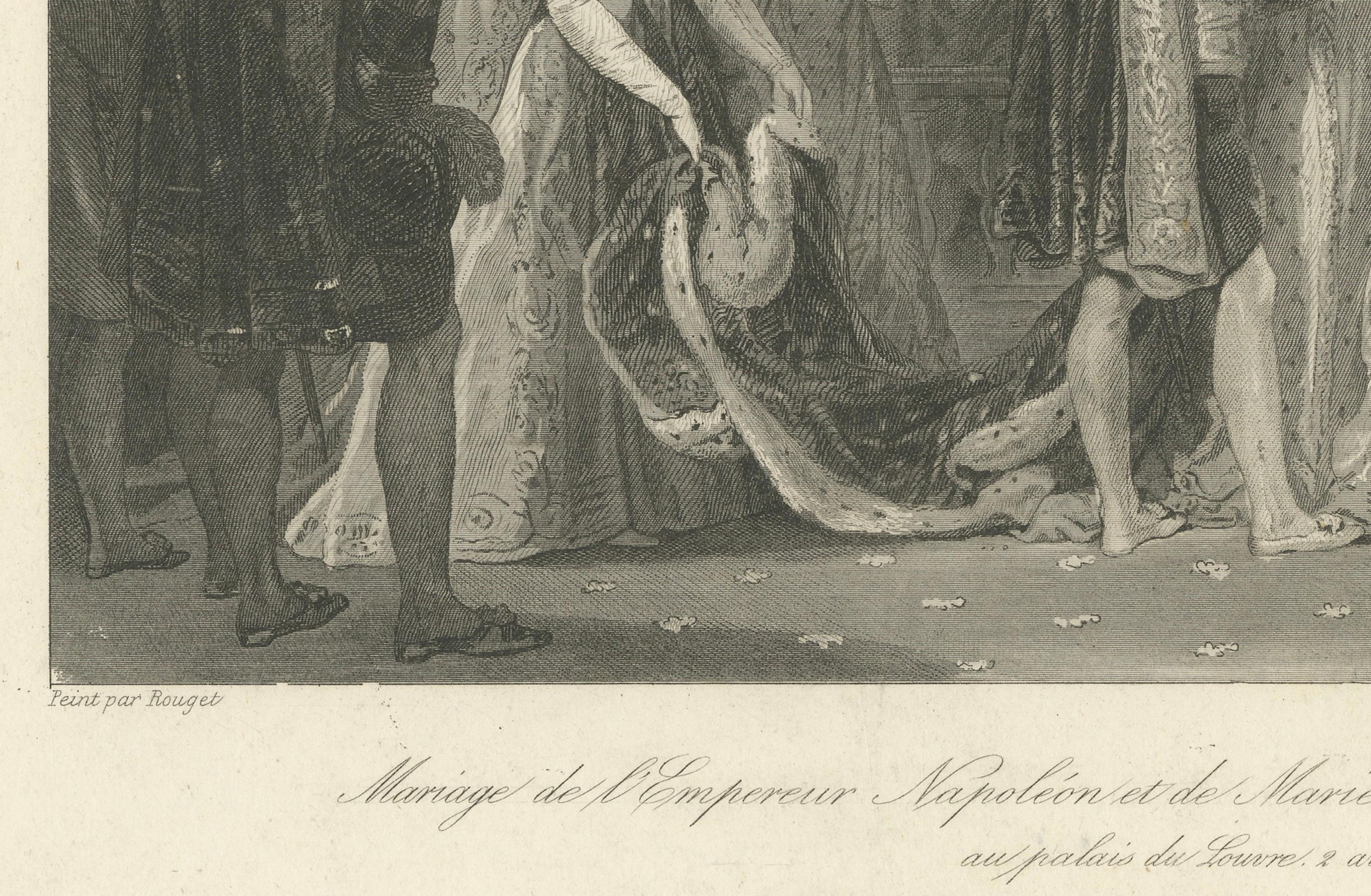 French Marriage of Napoleon and Marie-Louise, 1810 - Galerie historique de Versailles For Sale