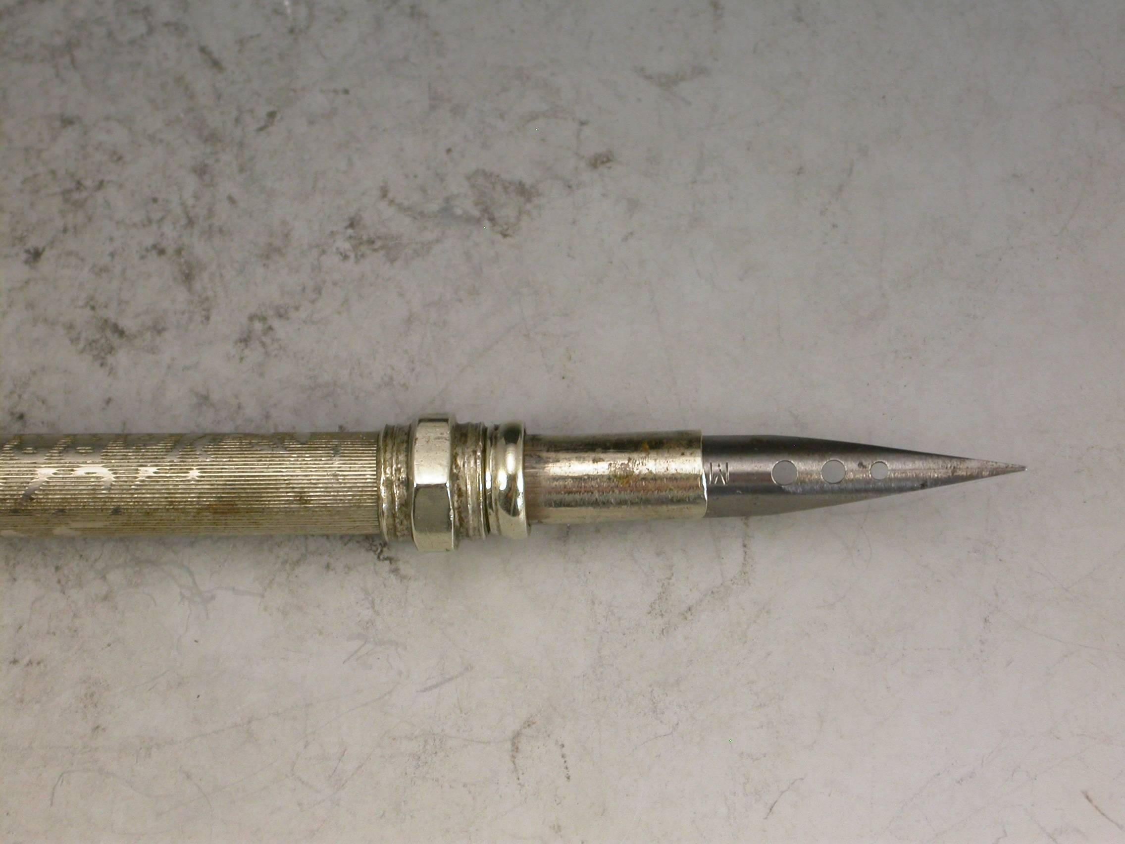 Silver 'Marriage of Victoria & Albert' Commemorative Propelling Pencil and Pen, 1840