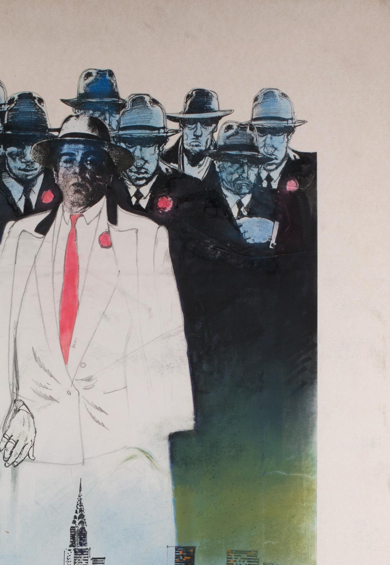 Married to the Mob 1988 Concept Artwork by Vic Fair Film Movie Poster In Excellent Condition In Bath, Somerset