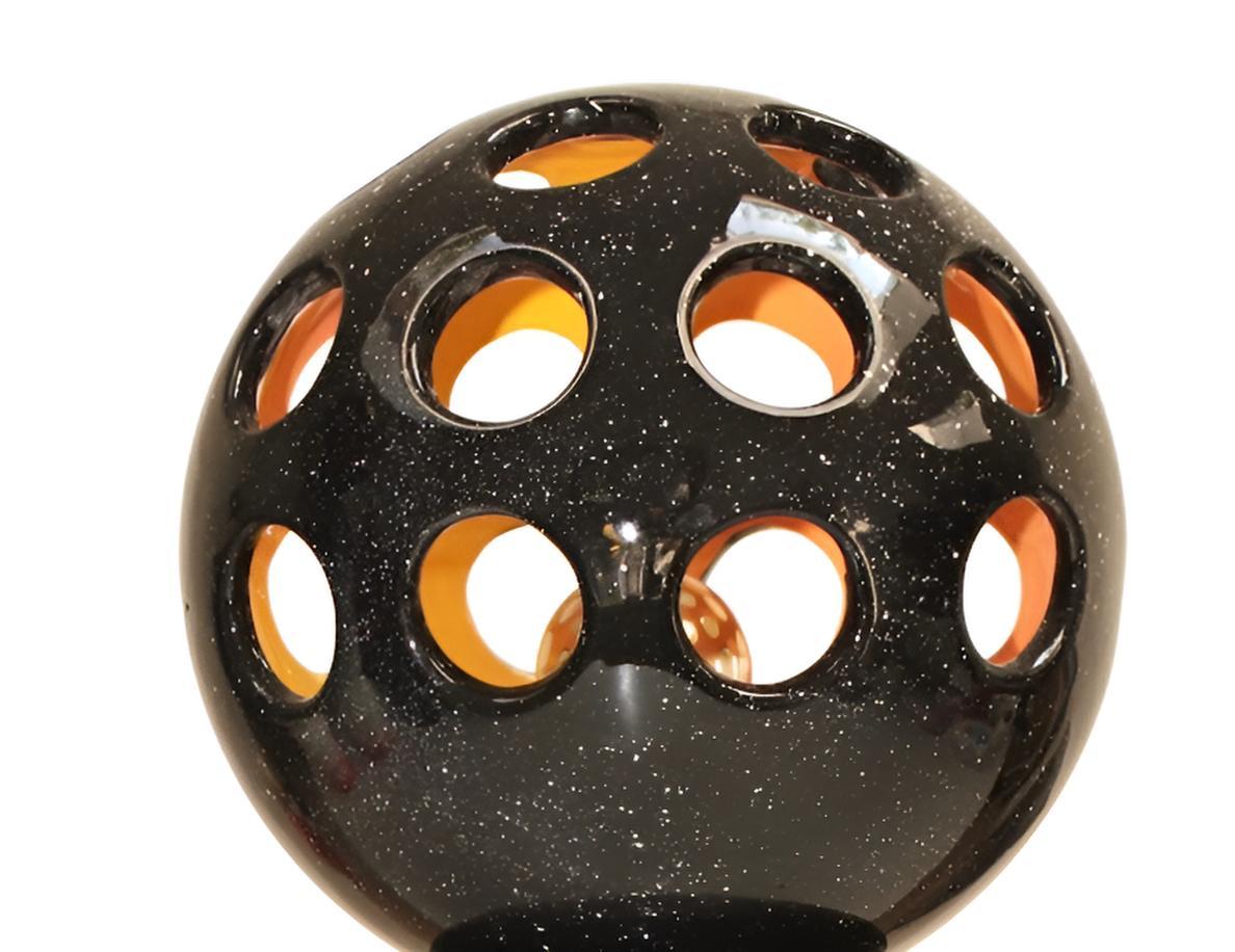 French Mars Attack Ceramic Lamp By Villa Arev For Sale