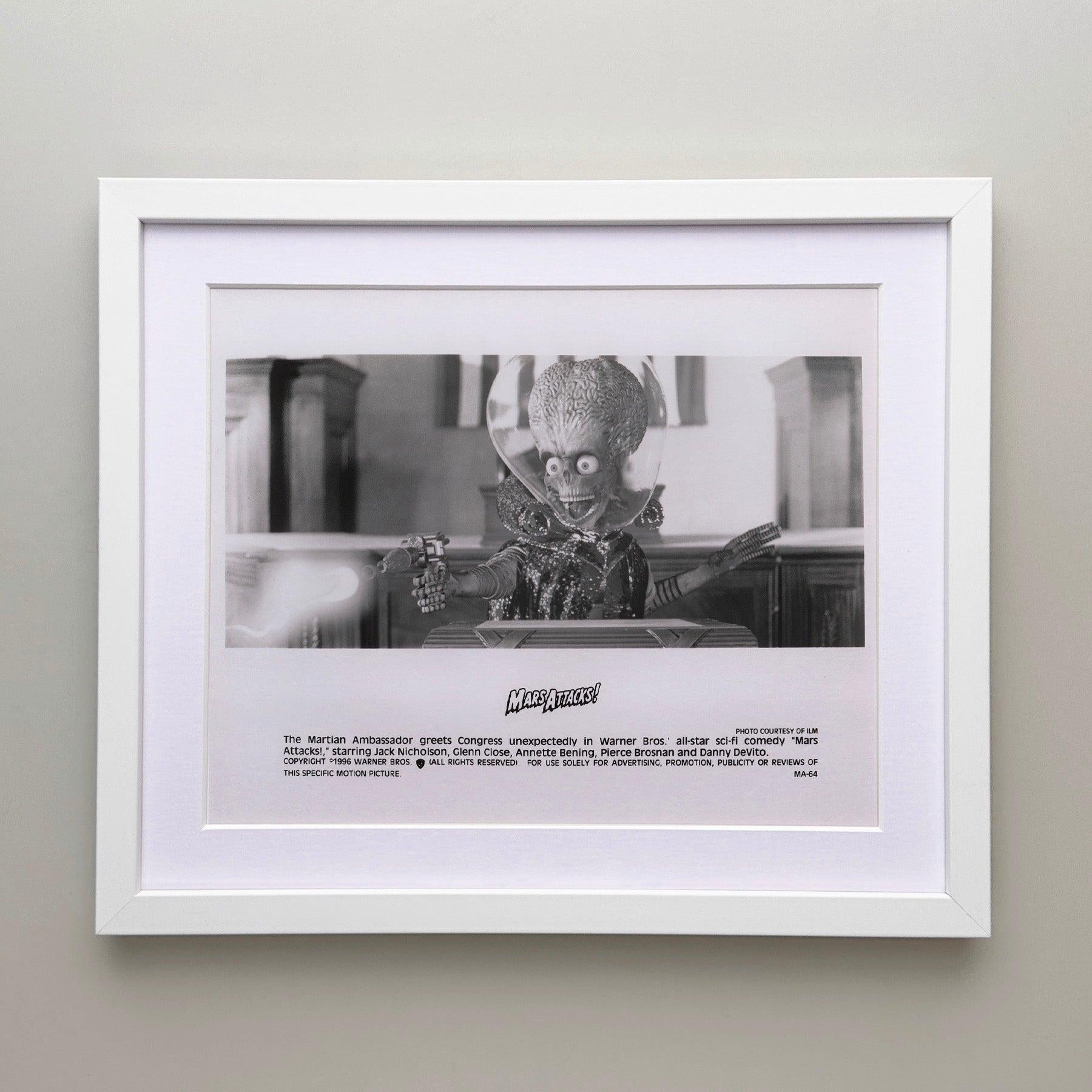 American Mars Attacks 1996 Publicity Film Movie Press Still Framed For Sale