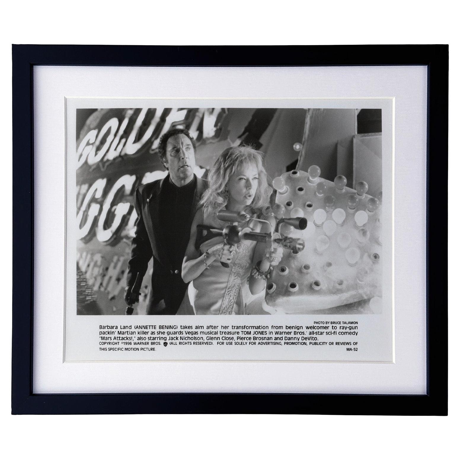 Mars Attacks 1996 Publicity Film Movie Press Still Framed For Sale