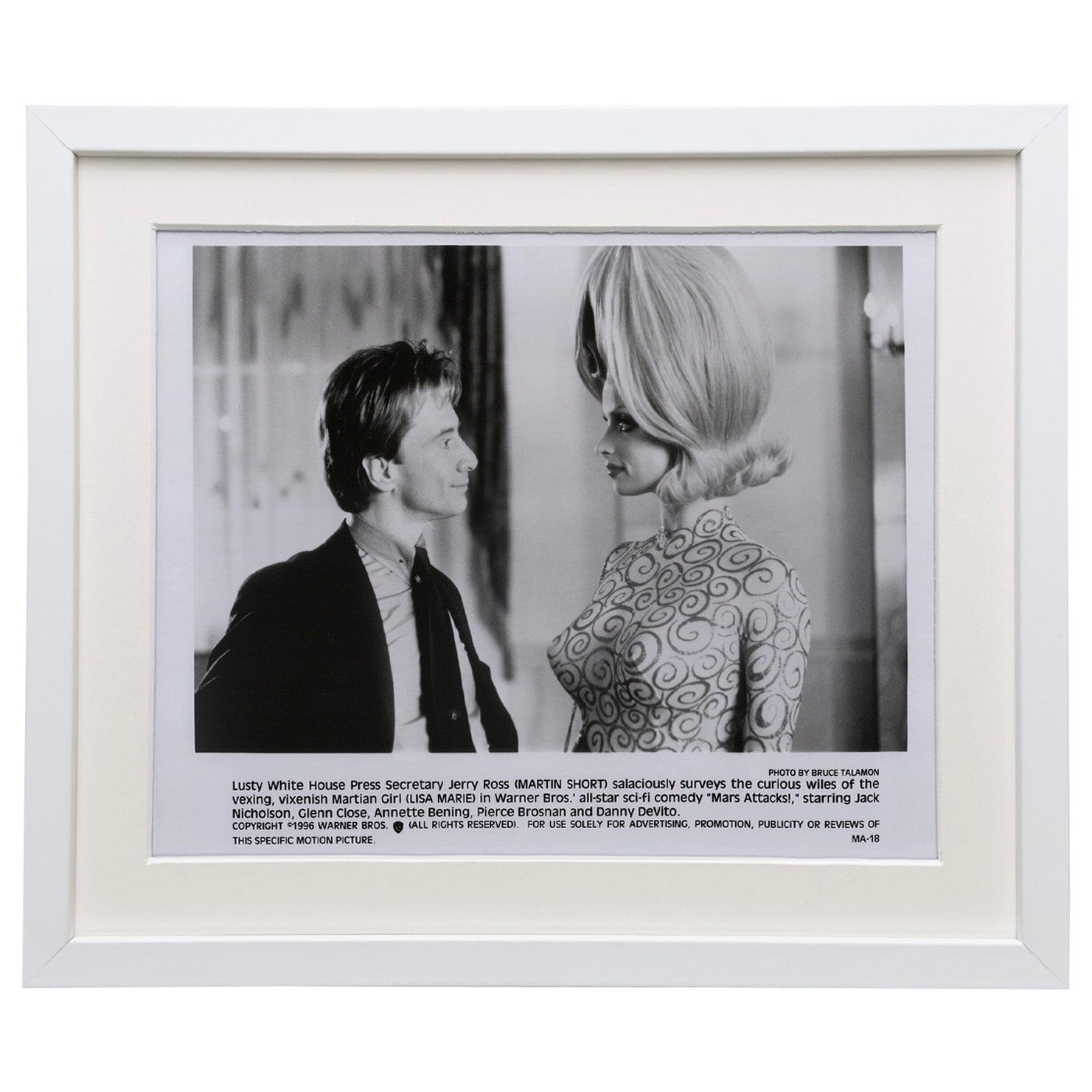 Mars Attacks 1996 Publicity Film Movie Press Still Framed