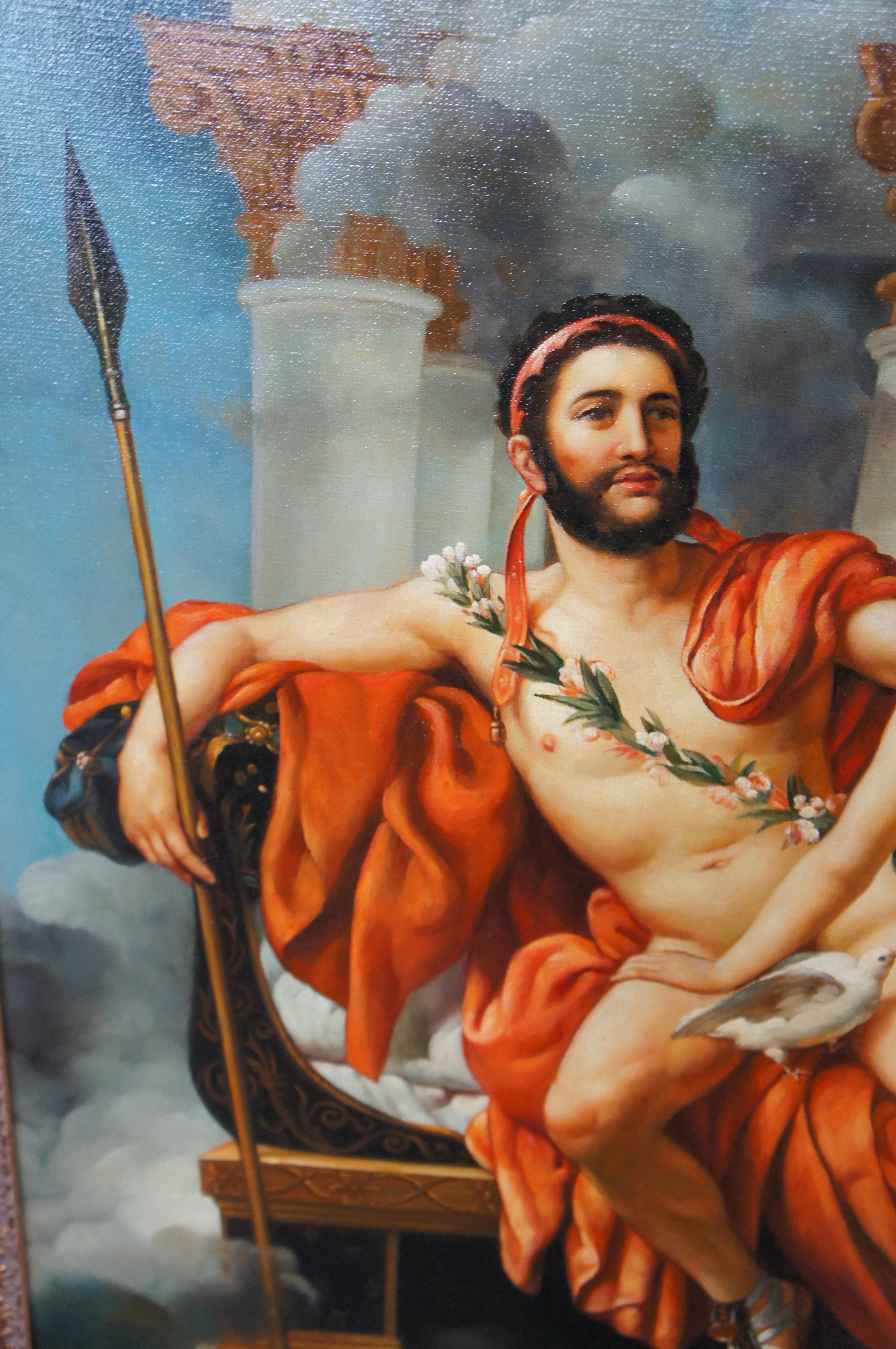 Mars Being Disarmed by Venus After Jacques-Louis David Classical Painting 70