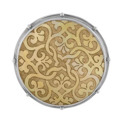 Bague ronde Mars & Valentine MOP en argent sterling