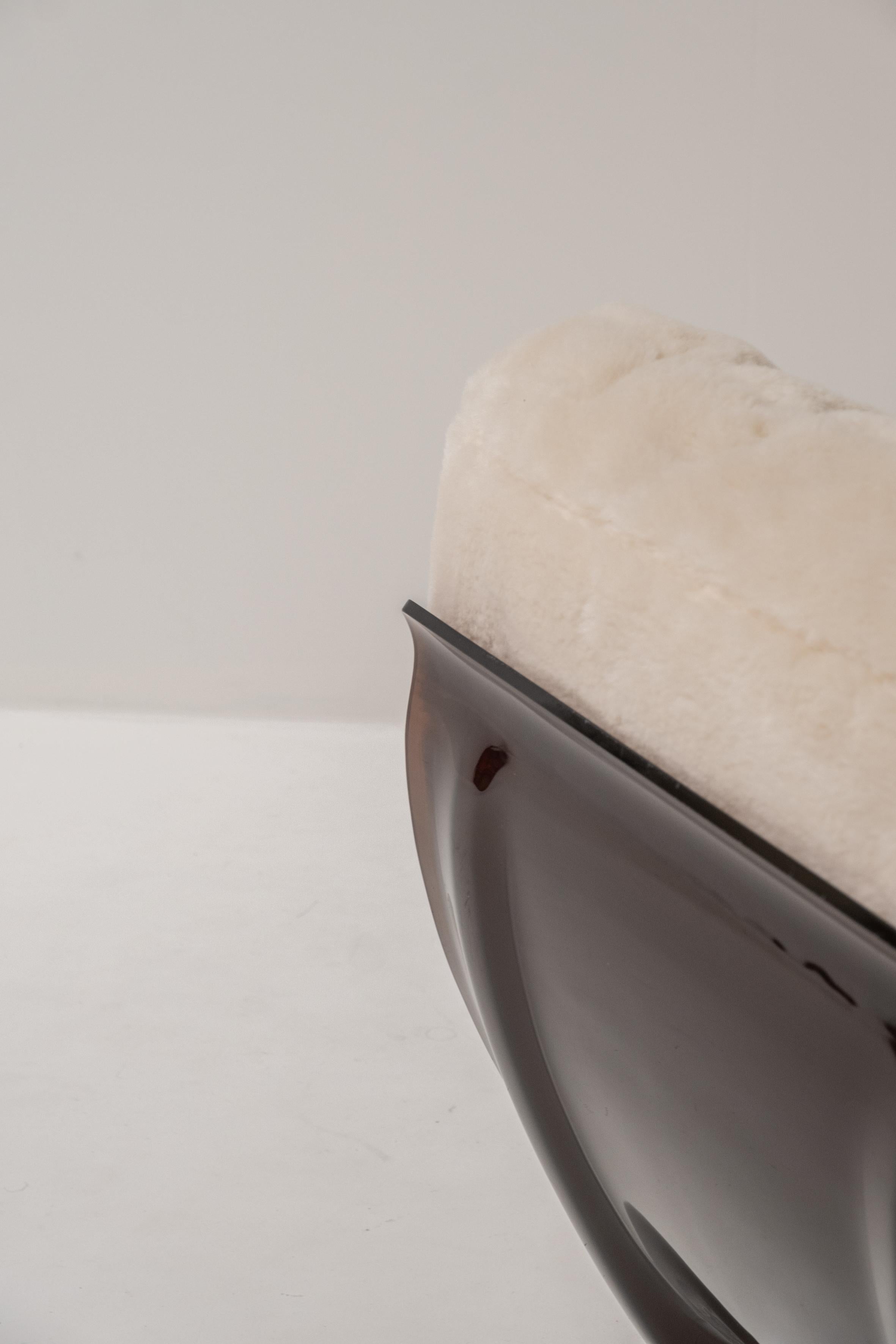 Marsala 1-Seater with Footrest by Michel Ducaroy for Ligne Roset, France, 1970s For Sale 3