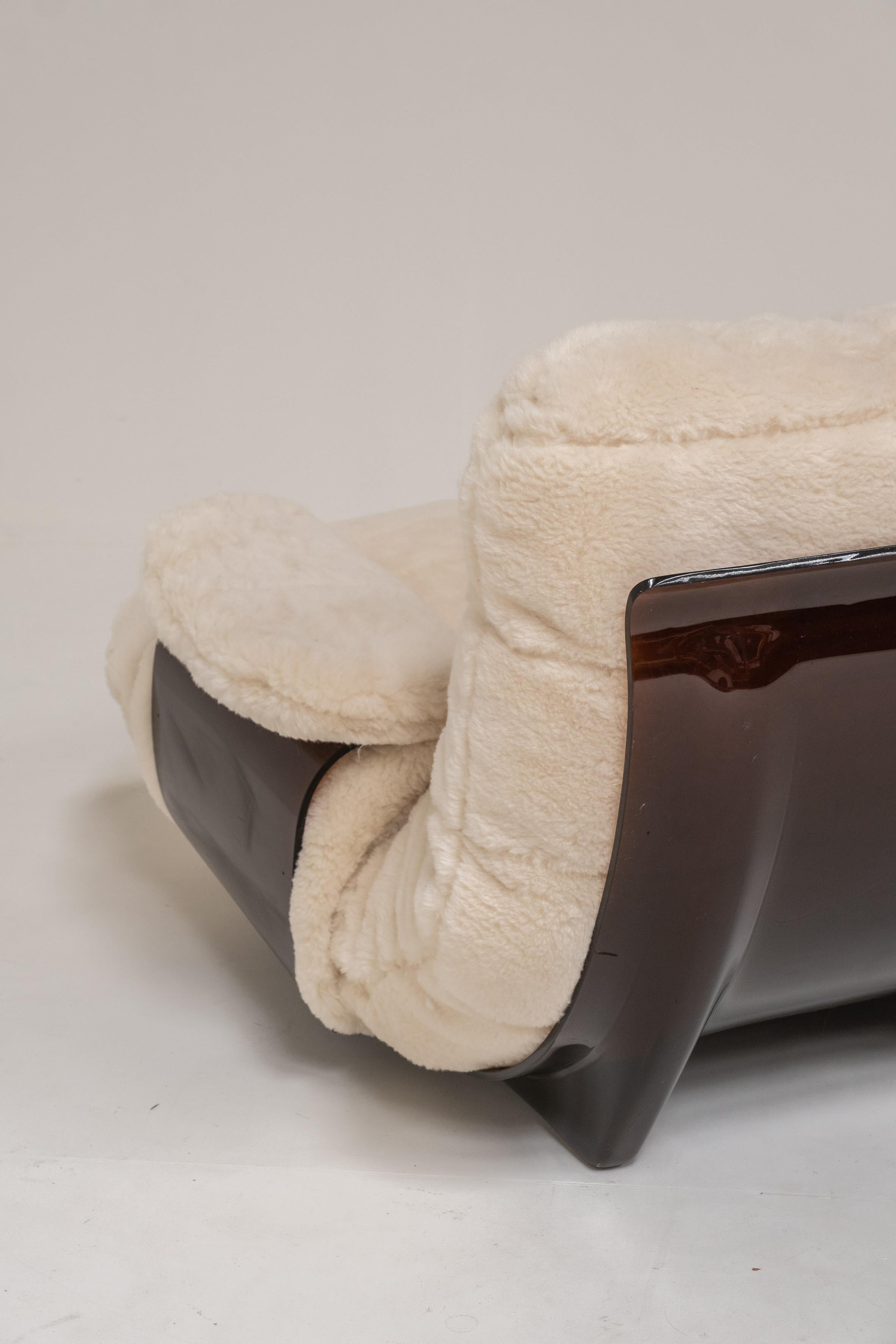 Marsala 1-Seater with Footrest by Michel Ducaroy for Ligne Roset, France, 1970s For Sale 4