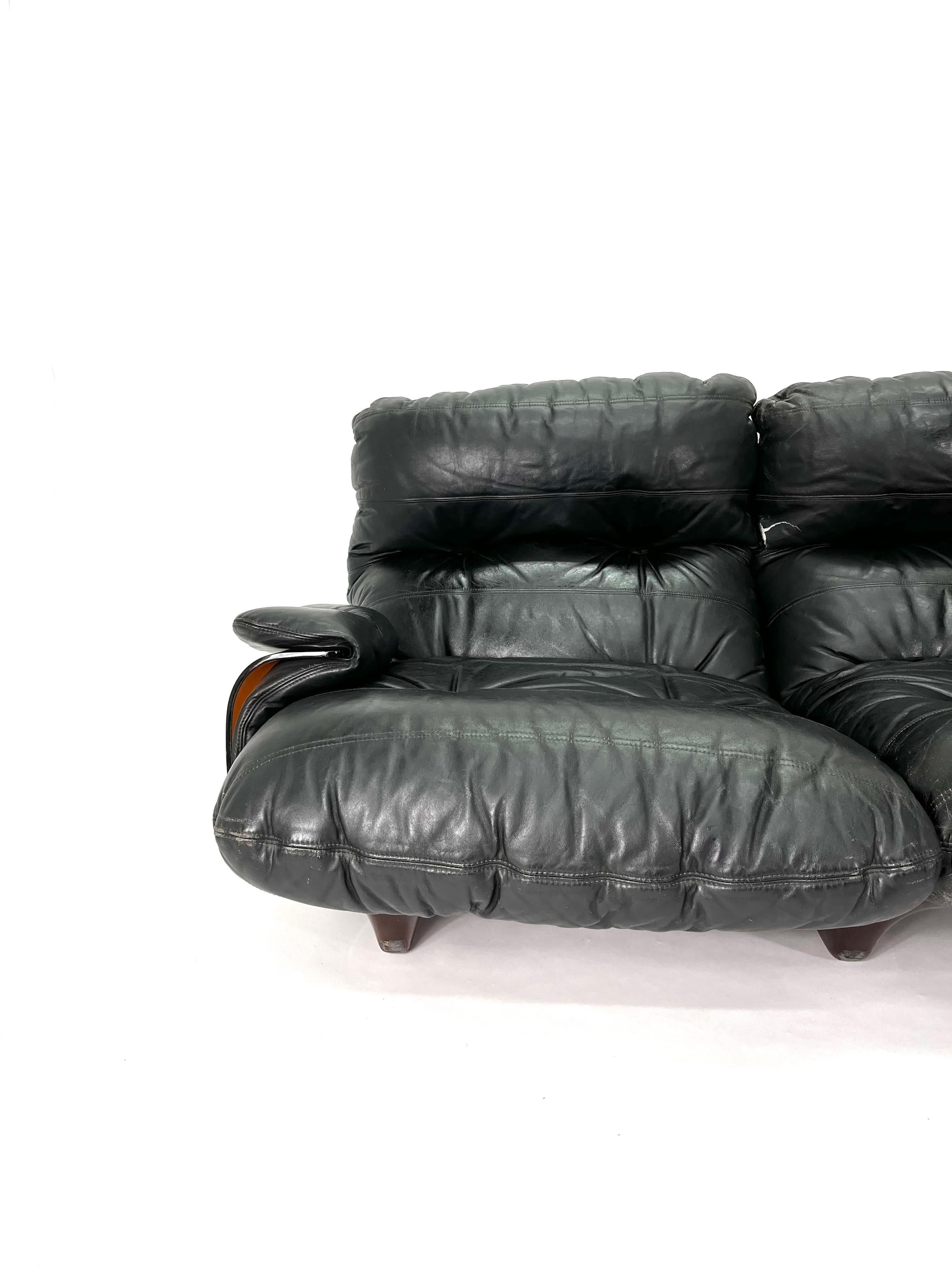 Mid-Century Modern Marsala 2 seat sofa, designed by Michel Ducaroy for Ligne Roset, France, 1970s For Sale