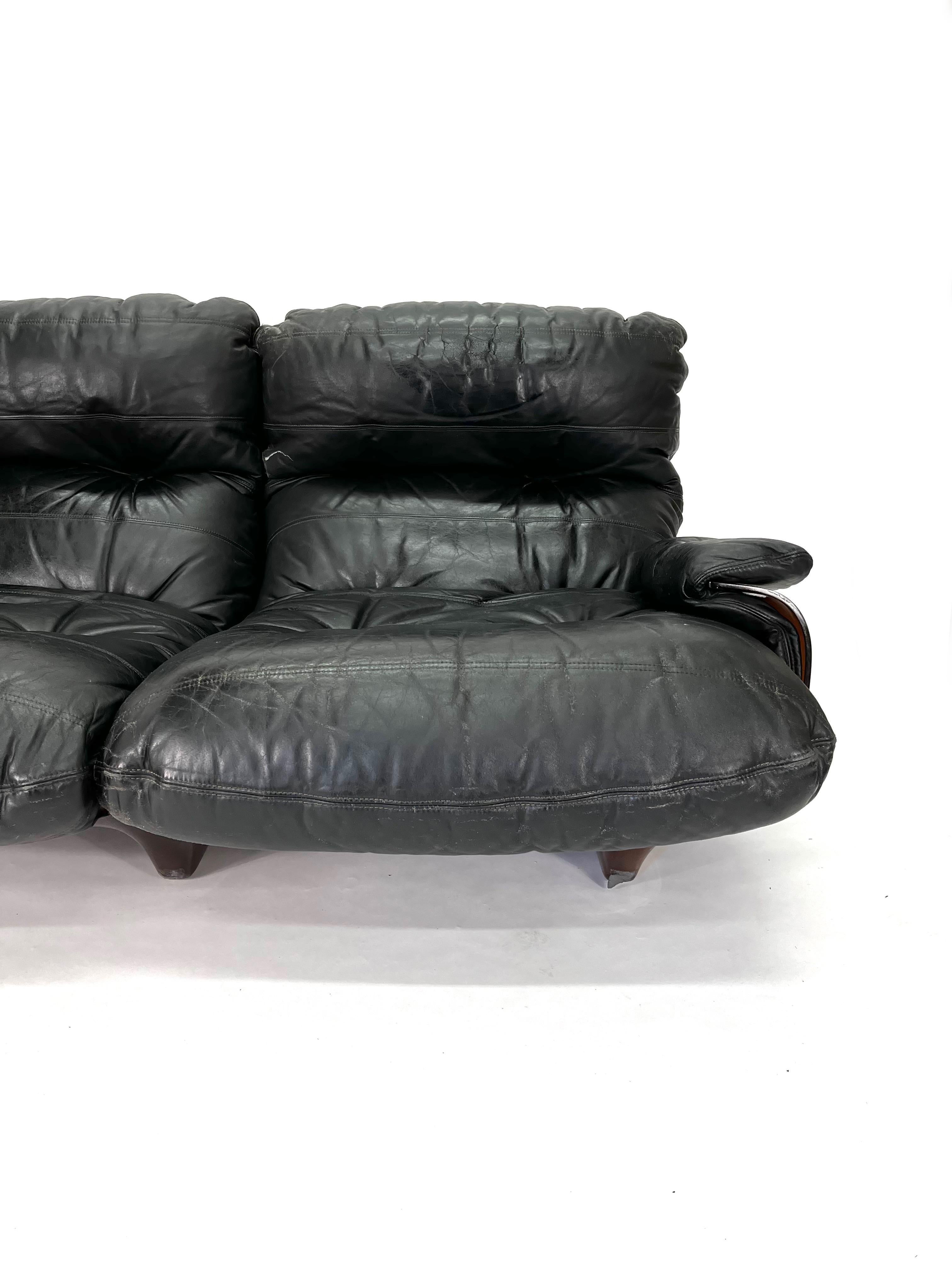 Marsala 2 seat sofa, designed by Michel Ducaroy for Ligne Roset, France, 1970s For Sale 3
