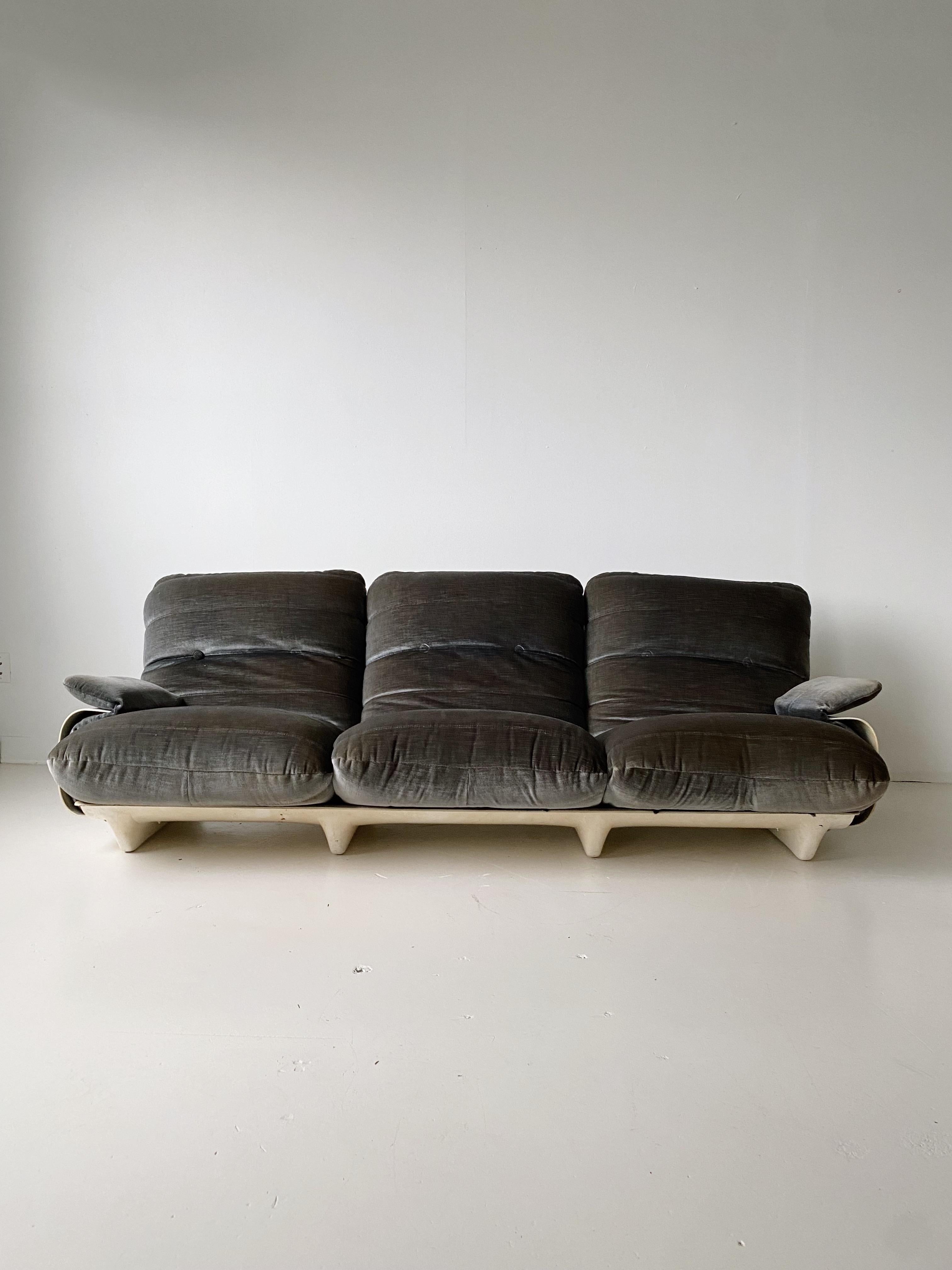 Late 20th Century Marsala 3 Seater Sofa by Michel Ducaroy for Ligne Roset