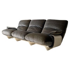 Retro Marsala 3 Seater Sofa by Michel Ducaroy for Ligne Roset