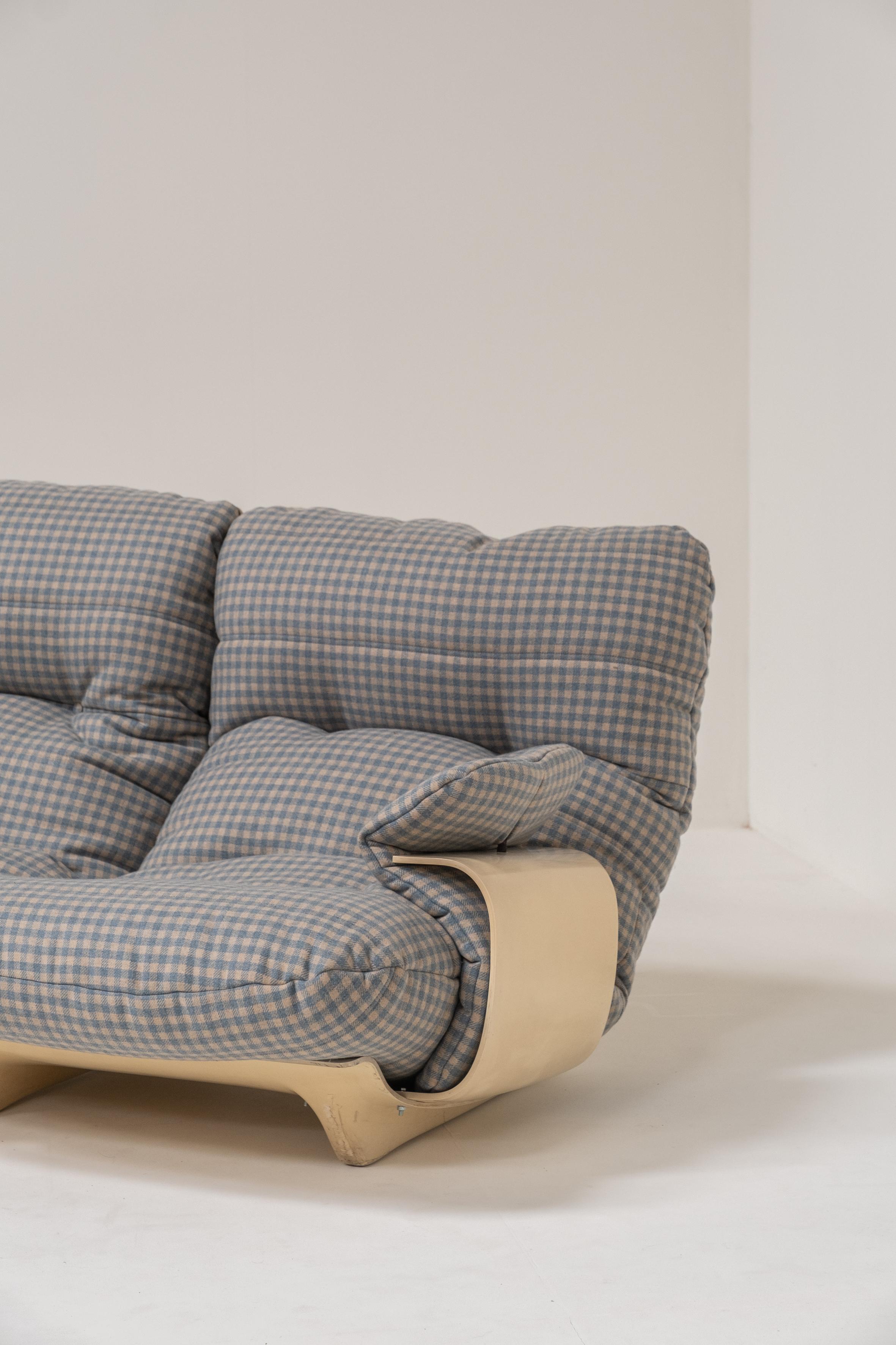 Mid-Century Modern Marsala 3-Seater Sofa by Michel Ducaroy for Ligne Roset, France, 1970s For Sale